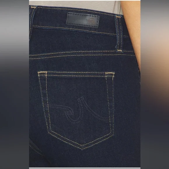 AG Mari high-rise straight Dark Blue Jeans - Picture 6 of 13